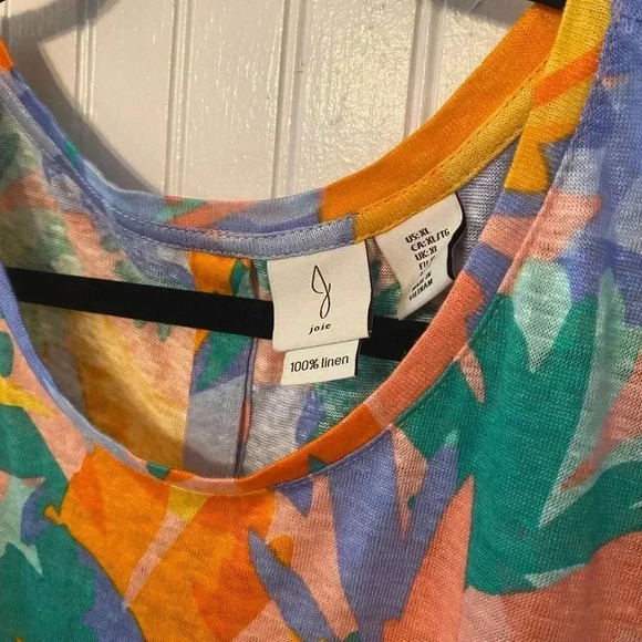 Joie Multicolor Abstract Print Top - Picture 6 of 10
